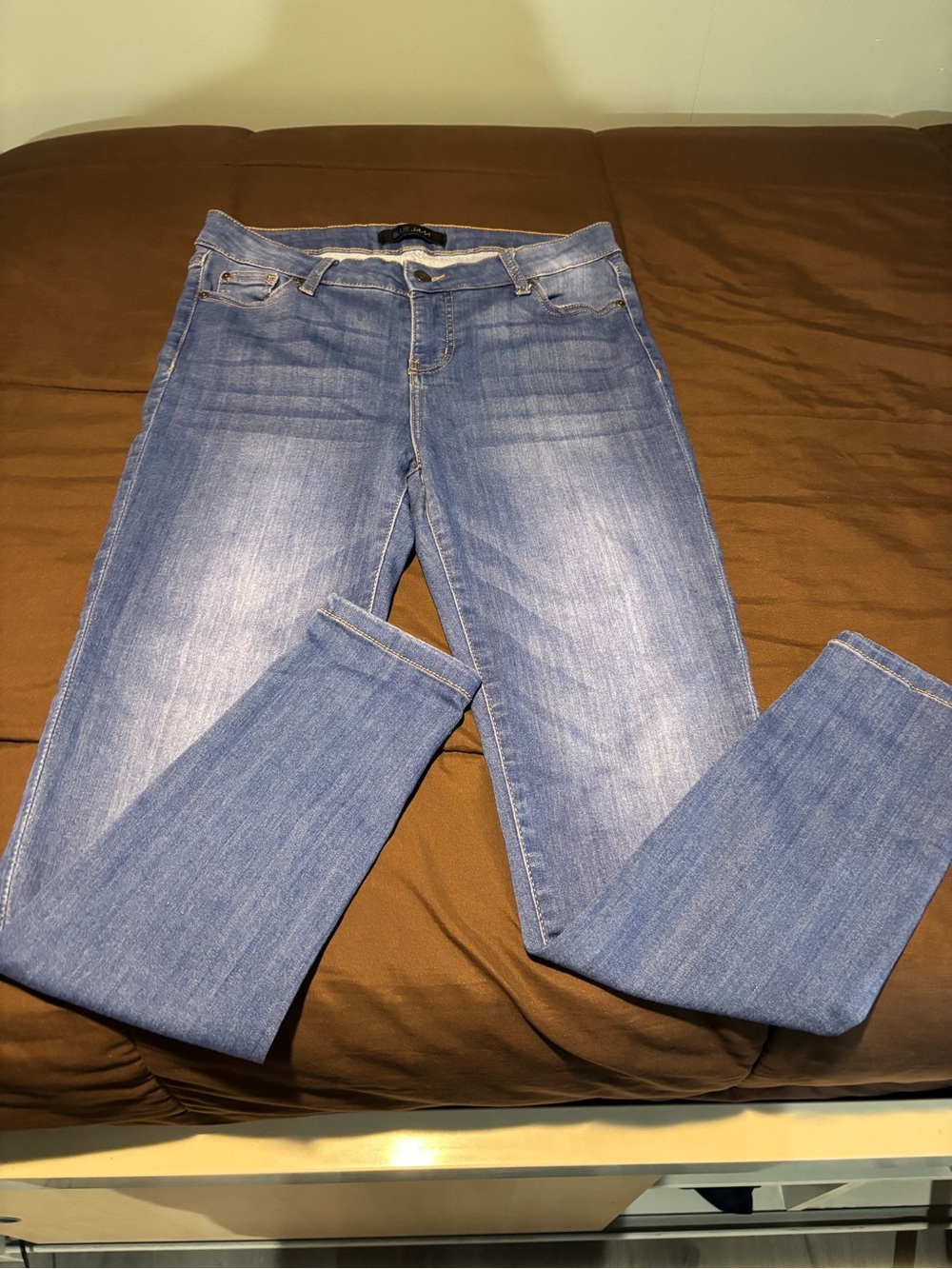 Blue Jam Medium Wash Stretch Jeans - Size 10 WMN/Junior